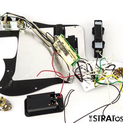 Fender Troy Sanders Jaguar Bass LOADED PICKGUARD Active Circuit Prewired image 4