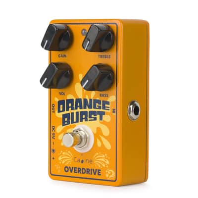 Caline CP-516 Orange Burst Overdrive Guitar Effect Pedal True Bypass (Price includes the import duty for US buyer) image 2