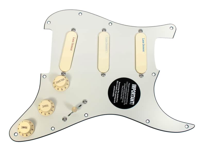 920D Custom Shop 127-15-11 Lace Sensor Blue/Silver/Red Loaded Strat Pickguard image 1