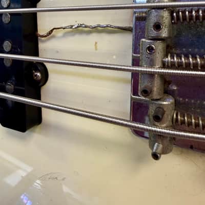 Squier Jazz Bass Made In Japan, Cream White - Pre Owned image 16