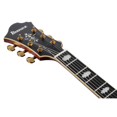 Ibanez Pat Metheny MP3 Guitar with Case Natural Amber Low Gloss image 6