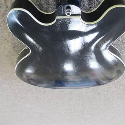 Blue Frog Made in the USA  335 Style Flametop 2014 Vintage Amber image 10