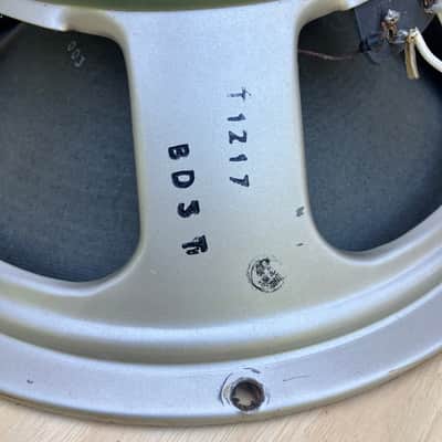 Vintage Pair 1971 Celestion Greenback G12H 30w 16ohm 75hZ T1217 12" Speakers image 7