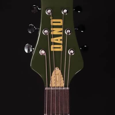 Danelectro Dan O. Cool Baritone Electric Guitar, Green image 9