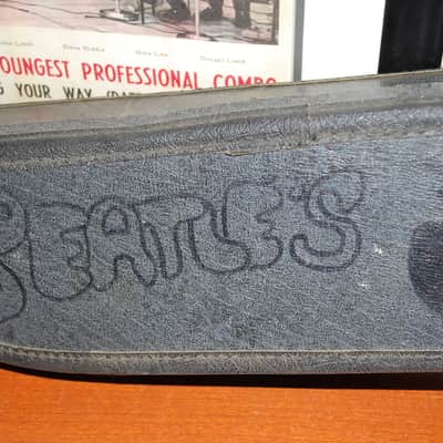 Vintage Original 1963 Harmony Airline Bobcat Soft Shell Guitar Case image 2