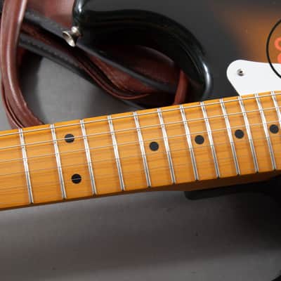 1992 Fender Left-Handed MIJ Japan ’57 Reissue Stratocaster ST57-65L 2-Color Sunburst image 5