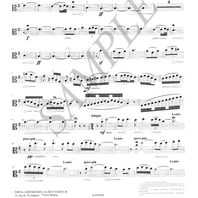 Albeniz - Maleguena Opus 165 - for English horn and piano image 2
