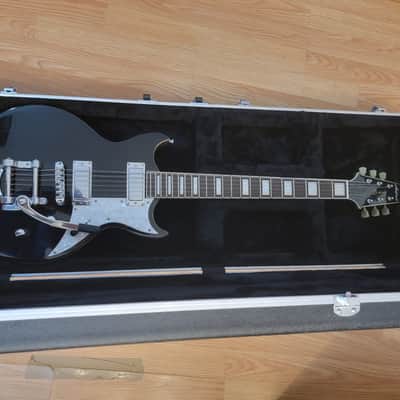 Aria 212-MK2-BK Pro II Bowery Chambered Construction Nato Body &Neck 6-String Electric Guitar w/Case image 25