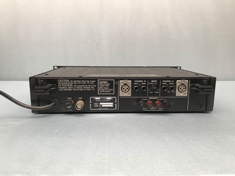 Roland SRA 1200 Power Amp 170 watts 2 Channels Guitar Bass PA