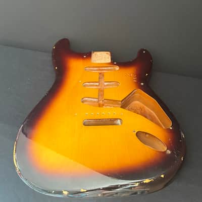 🔥 Fender Custom Shop 1957 Stratocaster Relic Body – Chocolate Burst – COA & Neck Plate 🔥 image 16