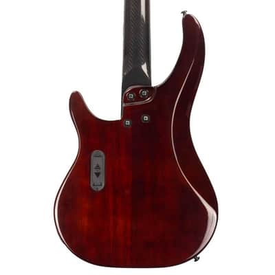 KLOS Apollo IV Custom Bass - Mahogany body / Figured Maple top - Black Transparent Finish - Carbon Fiber neck - 9.0 pounds image 5