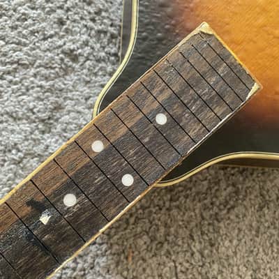Sunburst 8 String Mandolin Project, Spruce Top, Mahogany Body, Rosewood Fingerboard image 15