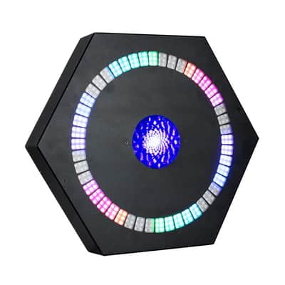 2 Eliminator Lighting Fantasy FX RGBW Effect Lights w/Center Beam+DMX Controller image 11