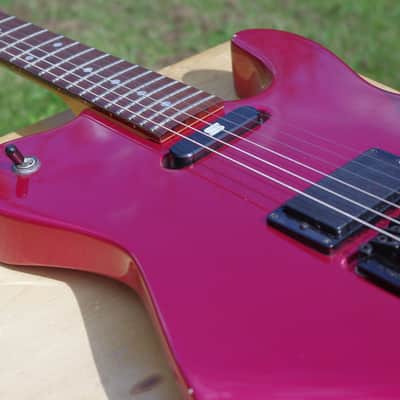 Barrington ESP BRG 872 1988 Hot Pink.  RARE & Collectible.  Barrington, IL. USA MIJ image 16