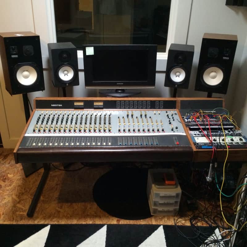 Vintage analog Neotek Series 1 16 x 8 x 2 recording console 1980 mixing image 1
