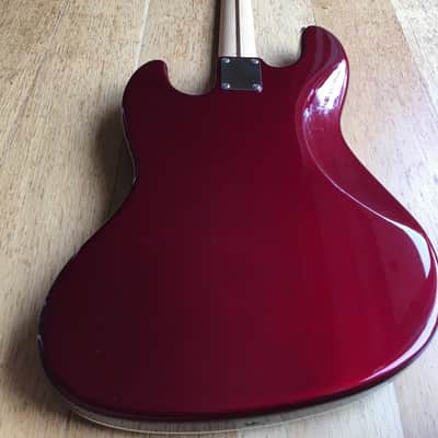 Fender Aerodyne Jazz Bass 2006-08 Old Candy Apple Red image 11