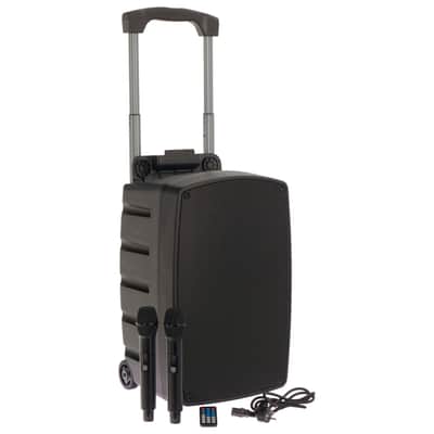 Algam Audio Tr12 Bt Altoparlante Portatile A Batteria Con 2 Microfoni Wireless E Bluetooth image 2
