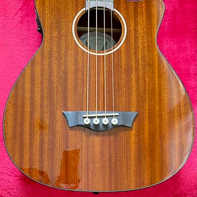 Dean AXEAC mahogany acoustic bass 2026 - Gloss mahogany image 2