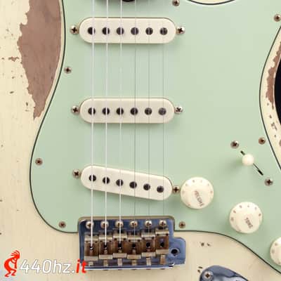 Fender Custom Shop Limited Edition 60 Dual-Mag II Stratocaster Super Heavy Relic Aged Vintage White 1960 image 12