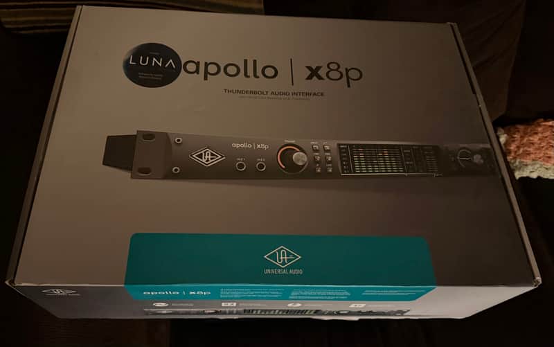 Universal Audio Apollo x8P Thunderbolt 3 Audio Interface (Heritage Edition) 2018 - Present Black image 1