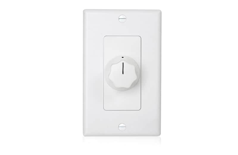 Atlas IED AT10D Attenuator 10w 70v Decora style with white and ivory faceplates image 1