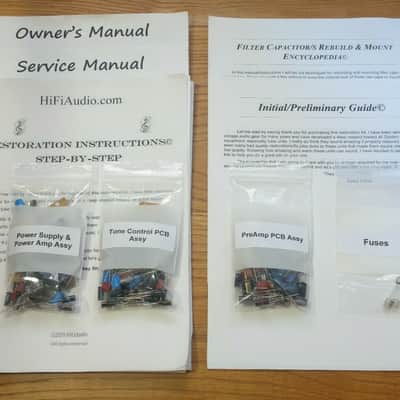 Kenwood KA-907 restoration kit filter capacitor repair rebuild fix image 2