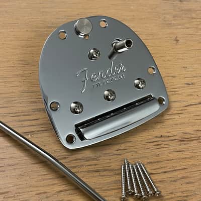 2024 Fender American Ultra II Jazzmaster Tremolo Assembly & Bar Chrome USA Professional Jaguar Vintage image 2