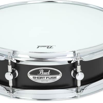 Pearl Short Fuse 13"x3.5" Black Steel Piccolo Snare (SFS1335B) image 1