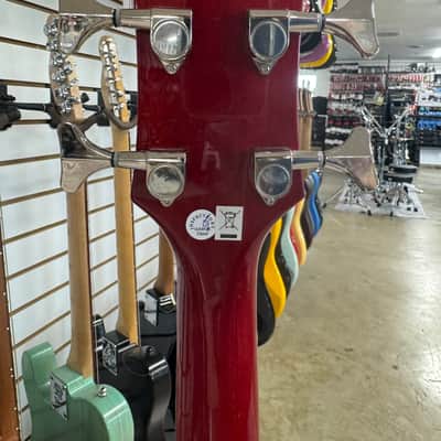 Epiphone Newport Bass - Cherry - B Stock image 5