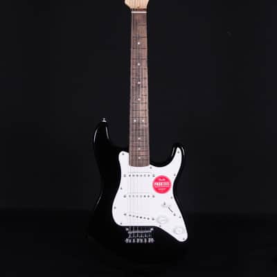 Squier Mini Stratocaster, Laurel FB, Black image 5