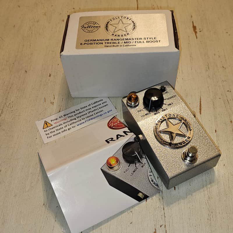 Fulltone Custom Shop Ranger Treble Booster Preamp Clean Boost Overdrive image 1