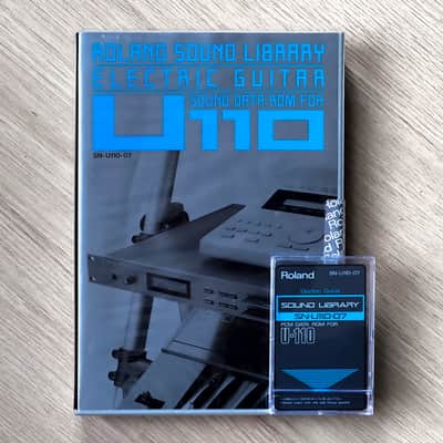Roland U-110 / U-220 / U-20 / D-70 / MV-30 // SN-U110-07 Electric Guitar // Voice Rom Data Card // BIG BOX!!