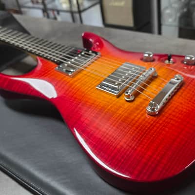 Jackson AT1T USA Archtop 1997 Mahogany Body AAAAA Flame Top American Figured Pro American Kent Armstrong HH Strat Guitar Pre-Fender AT1 Sunburst image 3