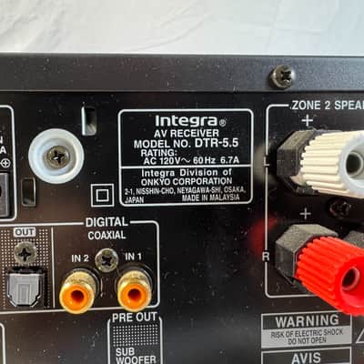 Integra DTR-5.5 Receiver HiFi Stereo Audiophile 7.1 Channel Home Theater Audio image 6