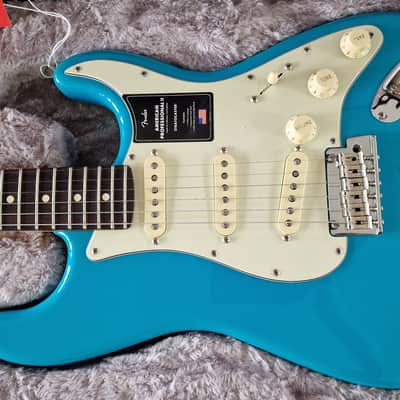Fender American Professional II Stratocaster Miami Blue SSS Electric Guitar image 2
