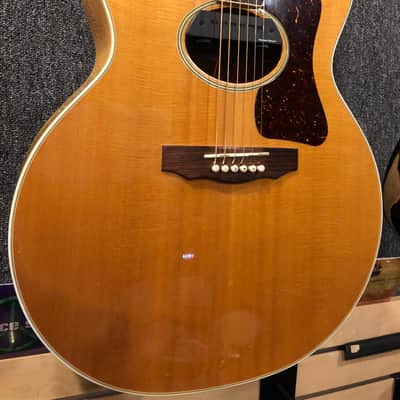 Guild F45CE vintage acoustic guitar 1980's Blonde image 2