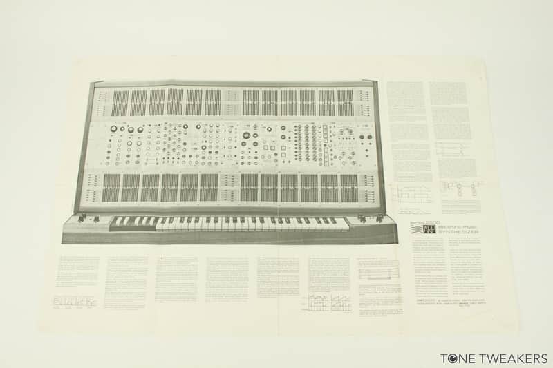 ARP 2500 Tonus Series Rare Original Synthesizer Poster 2515 VINTAGE SYNTH DEALER image 1