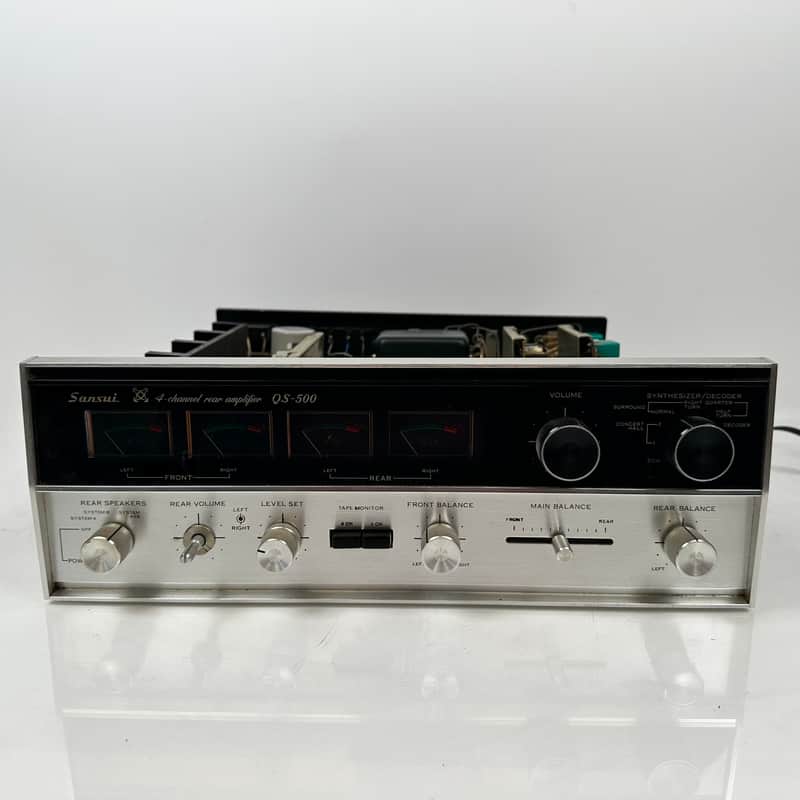 Sansui QS-500 Amplifier Rear Channel Quad Quadraphonic image 1