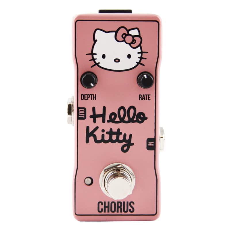 Circle of Tone CHORUS Guitar Effect Pedal True Bypass DEPTH/RATE Hello Kitty Series image 1