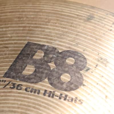 Sabian 14" B8 Hi-Hat Cymbals #3 image 14