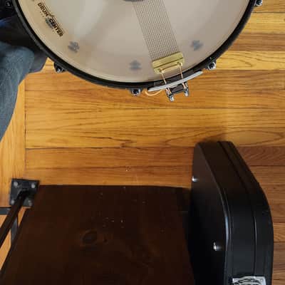1997 Mapex Black Panther Birdseye Maple Snare 14x5.5 - Made in Taiwan (11/97 Date) image 8