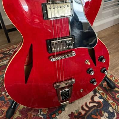 Gibson ES-335 Trini Lopez - Cherry - Diamond Electric Guitar Trini Lopez Reissue 2014 - Cherry image 21