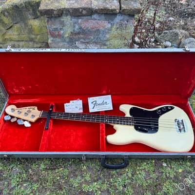 1978 Fender Musicmaster Bass - White - One Owner - Perfect! - OHSC image 18