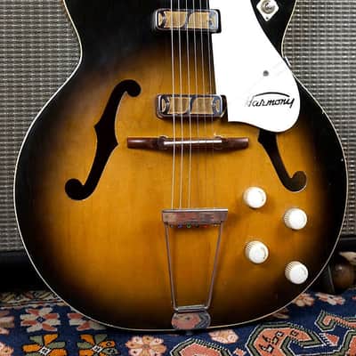 Harmony H54 Rocket 1959 - 1967 - Brown Sunburst image 2