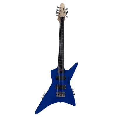 5 String Fanned Fret Bass /5 String Fretless Bass Busuyi Double Neck Guitar 2023 + bag image 2