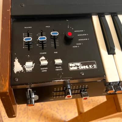 1970s Univox Korg K-2 Mini-Korg 700S Vintage Monophonic Analog Synthesizer Japan w/ Case image 3