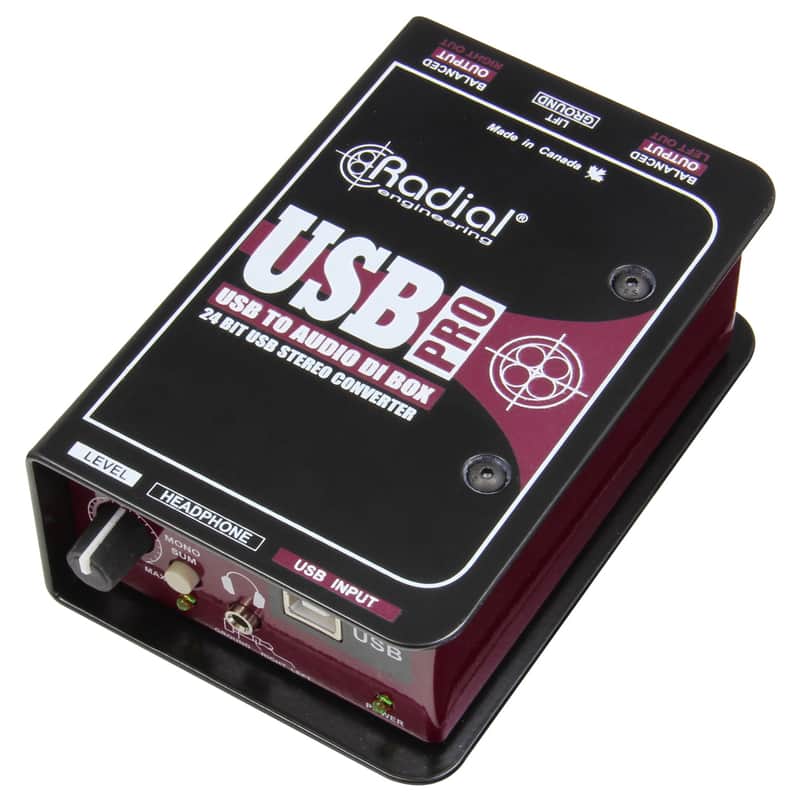 Radial USB-Pro Stereo USB Laptop DI image 1