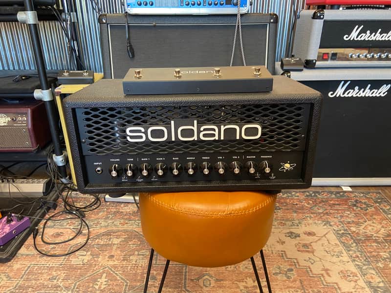 Soldano ASTRO-20 3-Channel 20-Watt Guitar Amp Head 2023 - Present - Black image 1