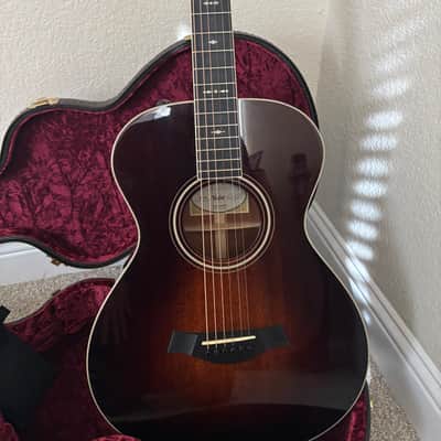 Taylor Builder’s Reserve VII - custom 522e Mahogany 12 fret Grand Concert 2012 - Shaded Edgeburst image 2