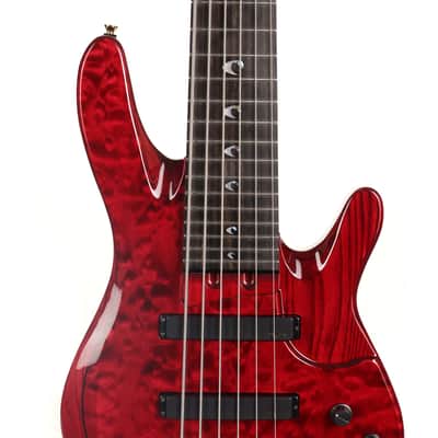 Yamaha John Patitucci TRB Signature Bass Translucent Dark Red image 4